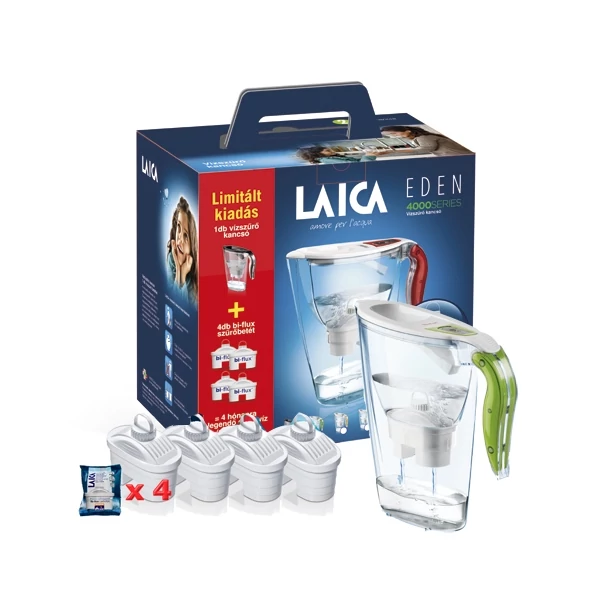 Laica Eden vízszűrő kancsó szett - zöld