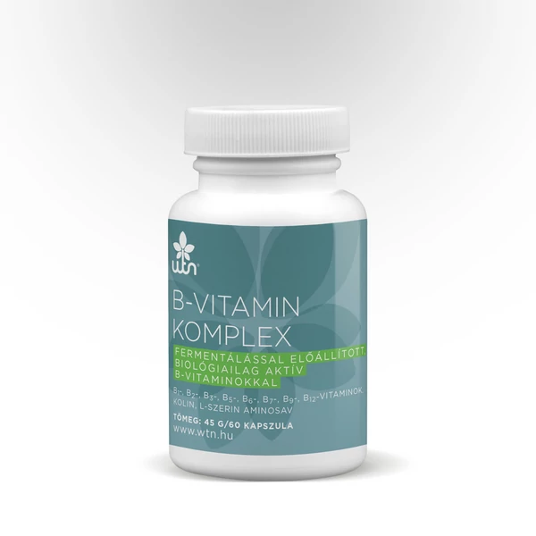 B-vitamin komplex 60 db kapszula - Wise Tree Naturals