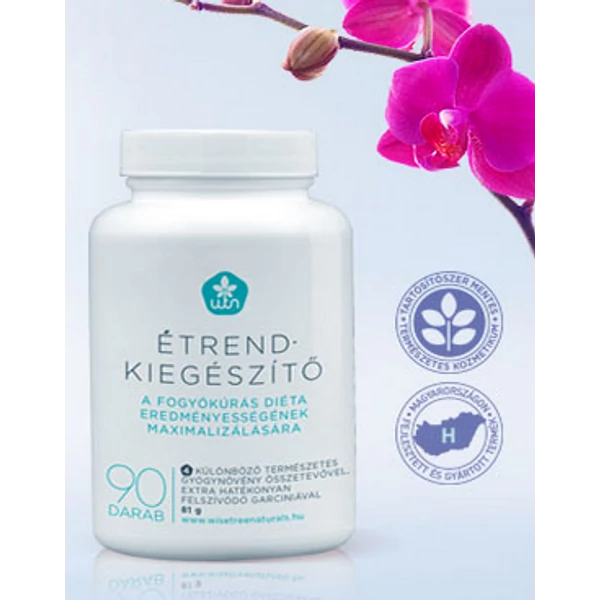 Étrendkiegészítő a fogyókúrás diéta hatékonyságának maximalizálására 90 db - Wise Tree Naturals