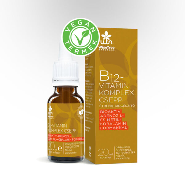 B12-vitamin komplex csepp 20 ml - Wise Tree Naturals
