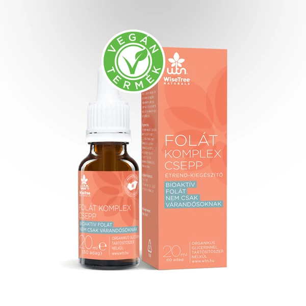 Folát komplex csepp 20 ml - Wise Tree Naturals (WTN) 