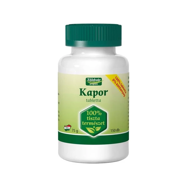 Kapor tabletta 100% 150 db - Zöldvér