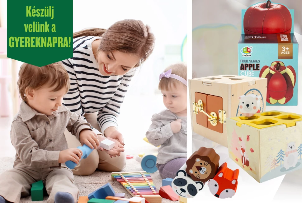 Logikai, ügyességi és fából készült játékok