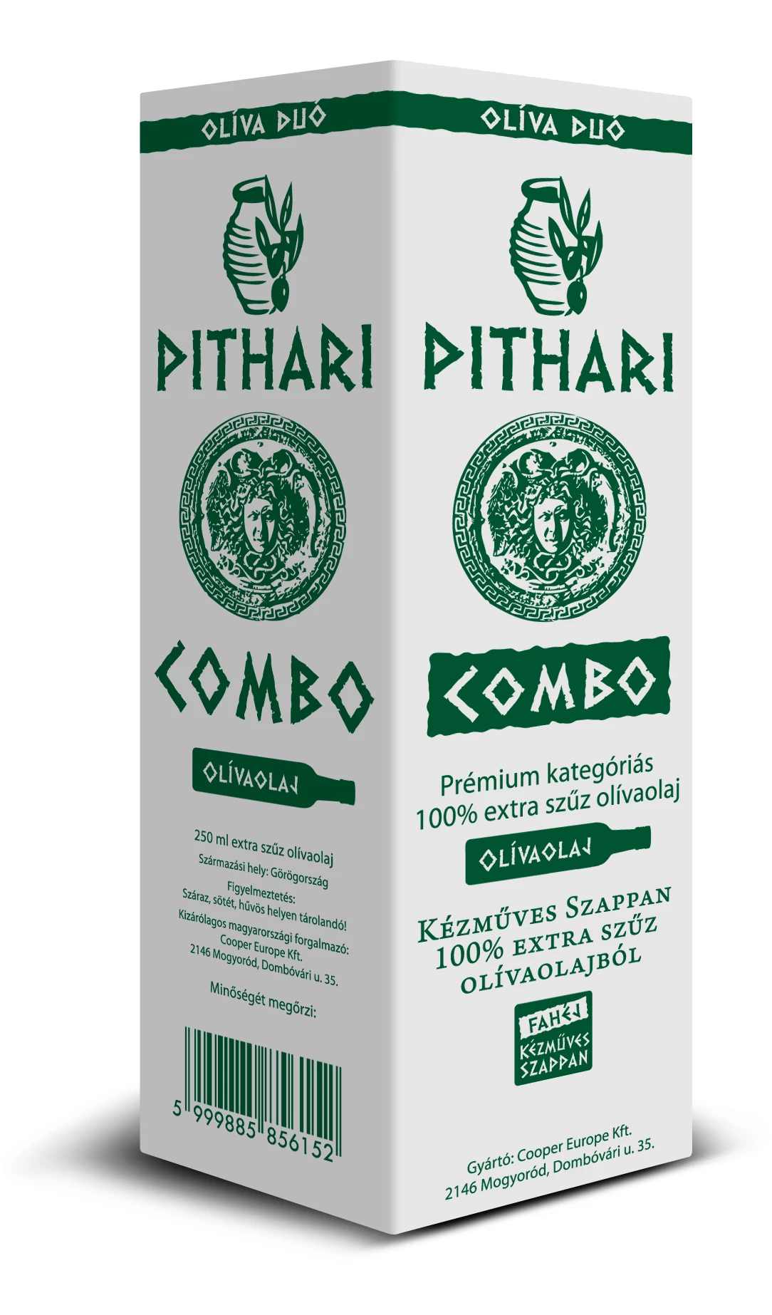 Pithari extra szűz olívaolaj 250 ml + 1 db Pithari szappan (fahéj)
