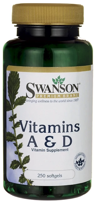 A és D vitamin kapszula 250 db - Swanson
