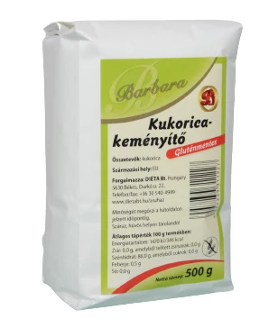 Barbara gluténmentes kukoricakeményítő 500 g