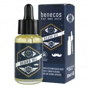 Szakáll puhító olaj (argán-, mandula-, napraforgó olajjal) 30 ml - benecos