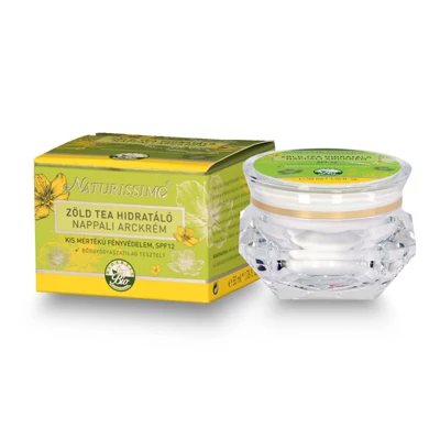 Zöld tea nappali fényvédő hidratáló BB krém világos tónusú bőrre 50 ml - Naturissimo