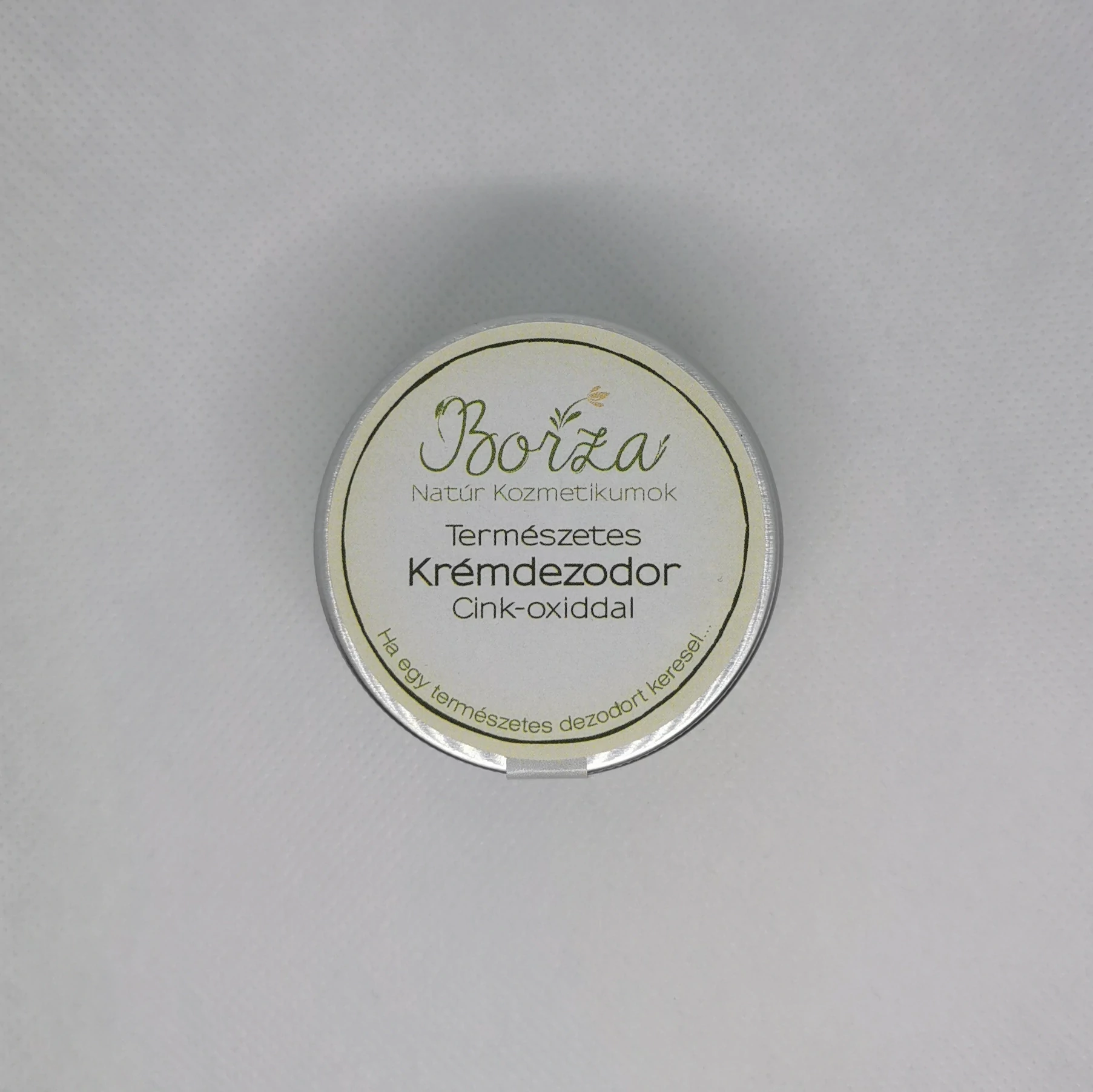 Krémdezodor cink-oxiddal illatmentes 45 ml - Borza