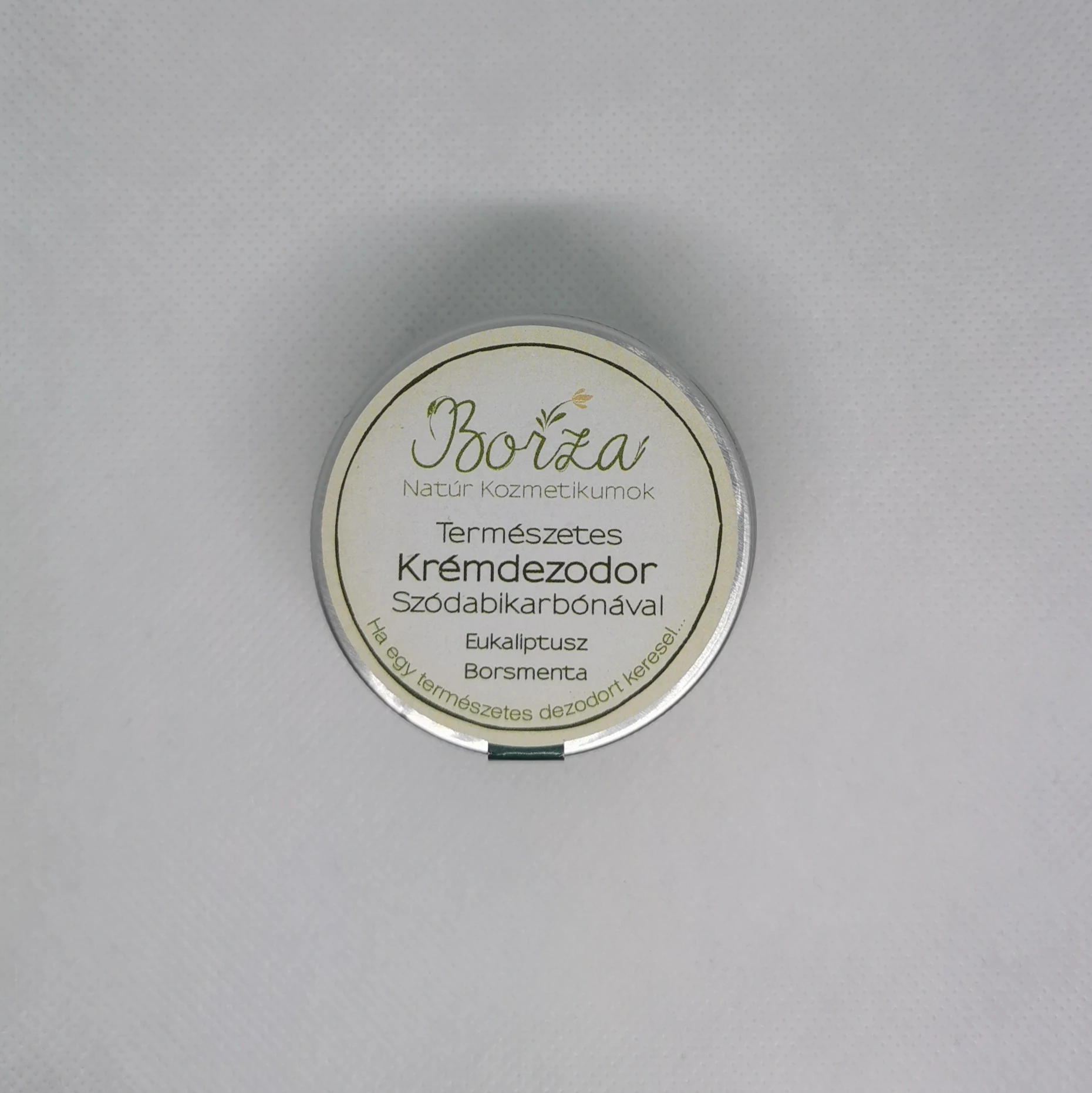 Krémdezodor szódabikarbónával eukaliptusz-borsmenta 45 ml - Borza