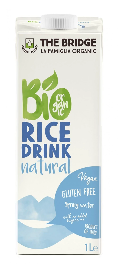 Rizs ital natúr bio 1 liter - The Bridge
