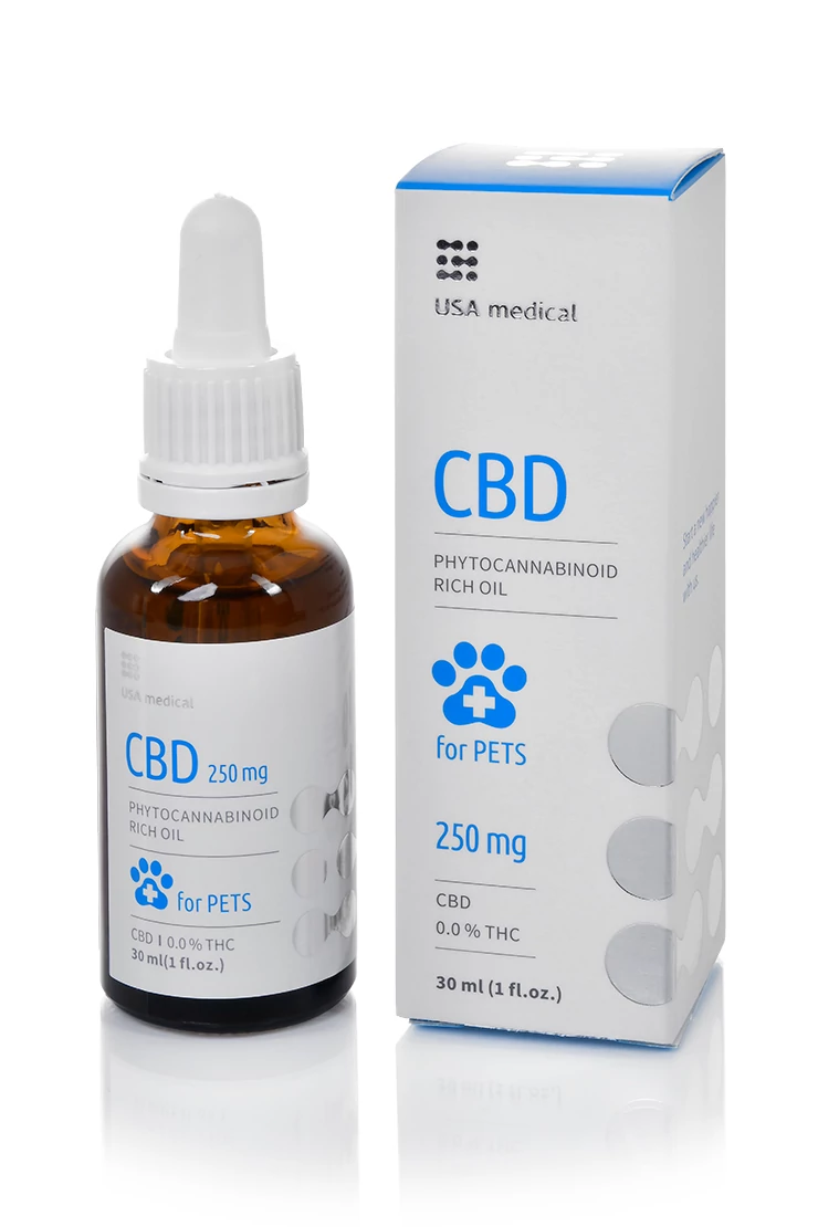CBD olaj 30 ml állatoknak 250 mg - USA medical