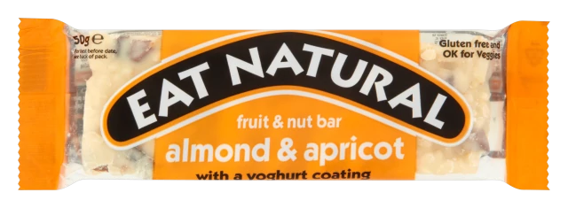 Gluténmentes müzliszelet mandula-sárgabarack-joghurt 50 g - Eat Natural