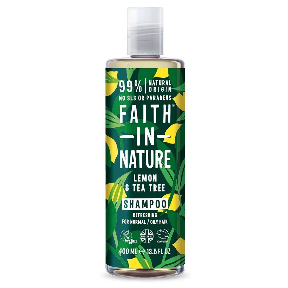 Sampon citrom és teafa - Faith in Nature (400 ml)