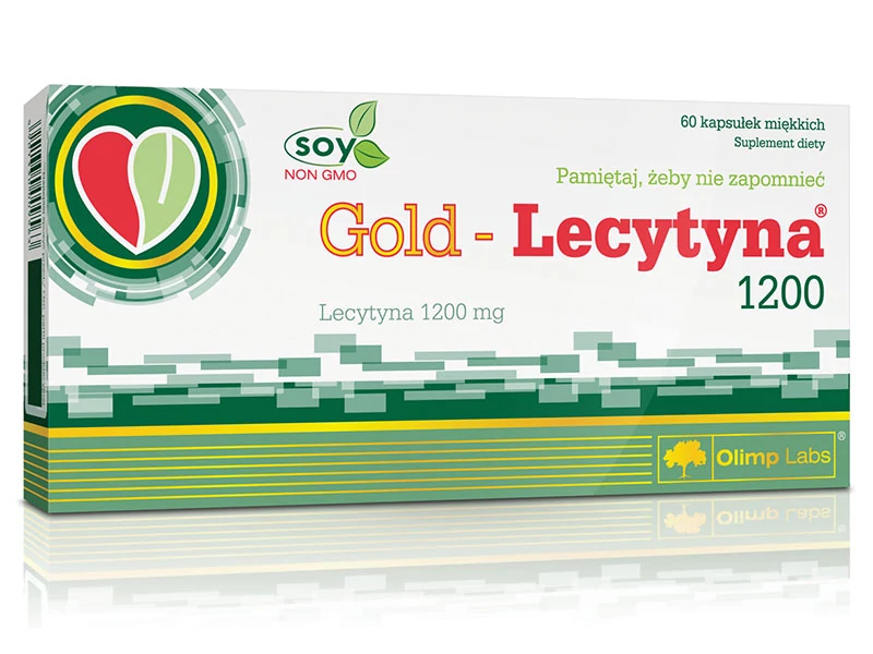 Gold Lecytyna 1200 - folyékony szója-lecitin kapszula - Olimp Labs
