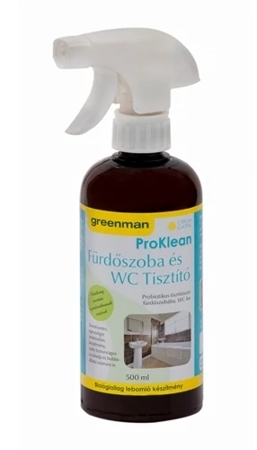 Fürdőszoba/WC tisztító probiotikus 500 ml - Greenman Proklean