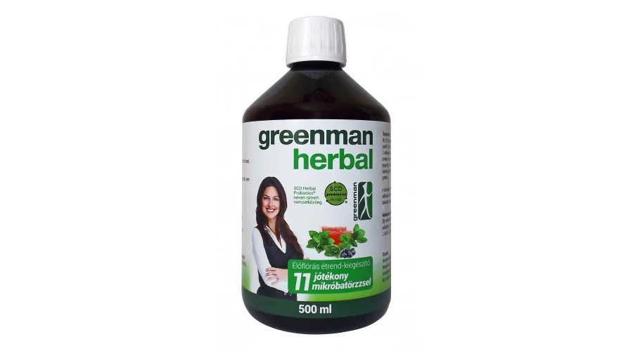 Herbal (SCD Probiotica) élőflórás étrendkiegészítő 500 ml - Greenman