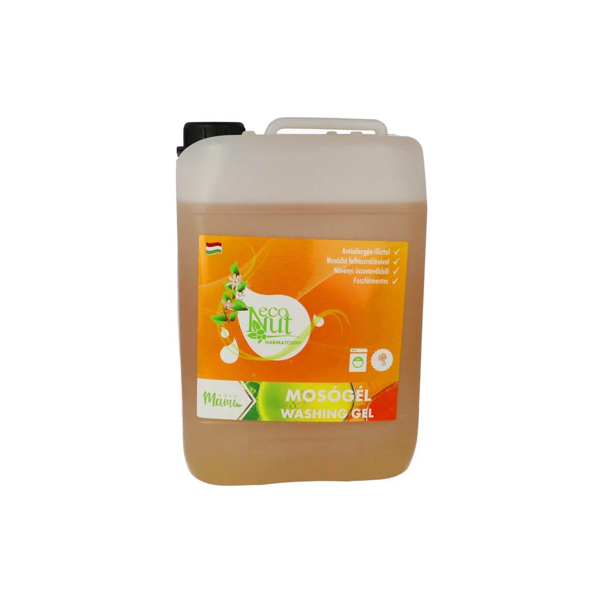 Mosódiós folyékony mosószer harmatcsepp 5 l (kanna) - Econut