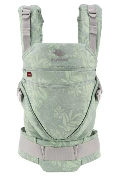 Manduca XT biopamut csatos babahordozó - LIMITED EDITION Botanic Green 