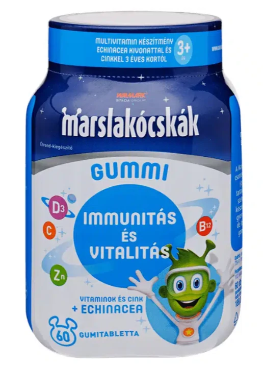 Walmark Marslakócskák Gummivitamin Echinaceával 60 db