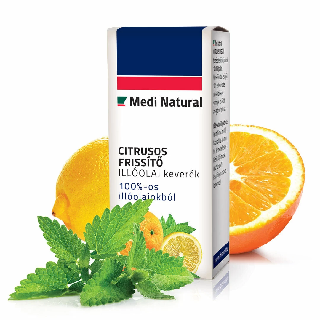 Citrusos frissítő illóolajkeverék 10 ml - Medinatural