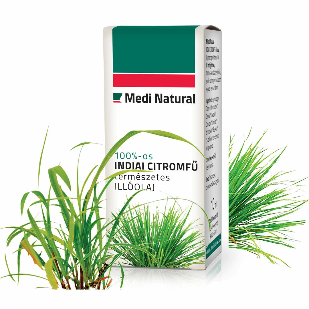 Indiai citromfű illóolaj 10 ml - Medinatural