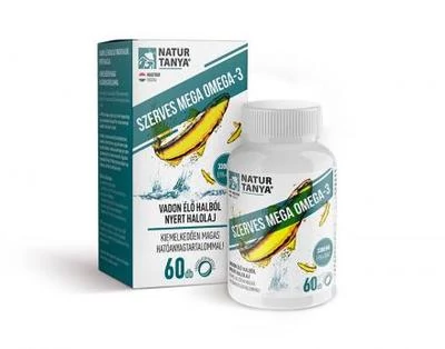 Natur Tanya® Mega Omega-3 - vadvízi halolaj, extra EPA és DHA tartalom