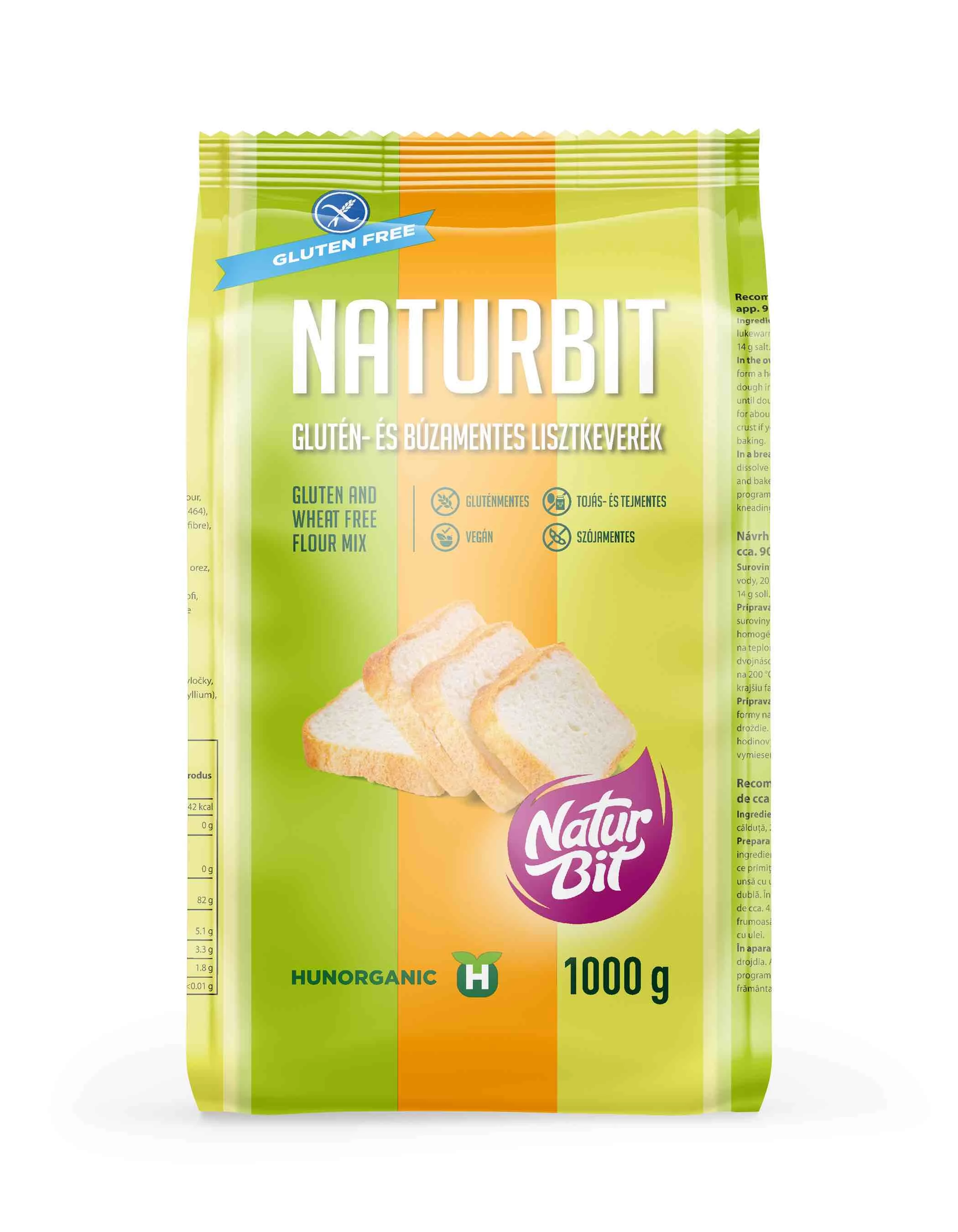 Gluténmentes liszt 1000 g - Naturbit (OÉTI:5702/2009)