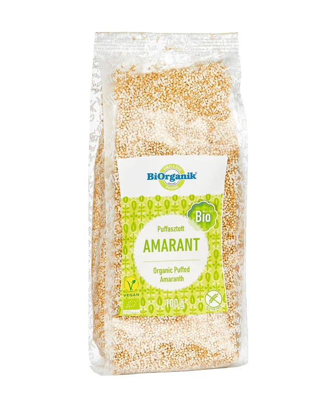 Amaránt puffasztott bio 100g - Biorganik