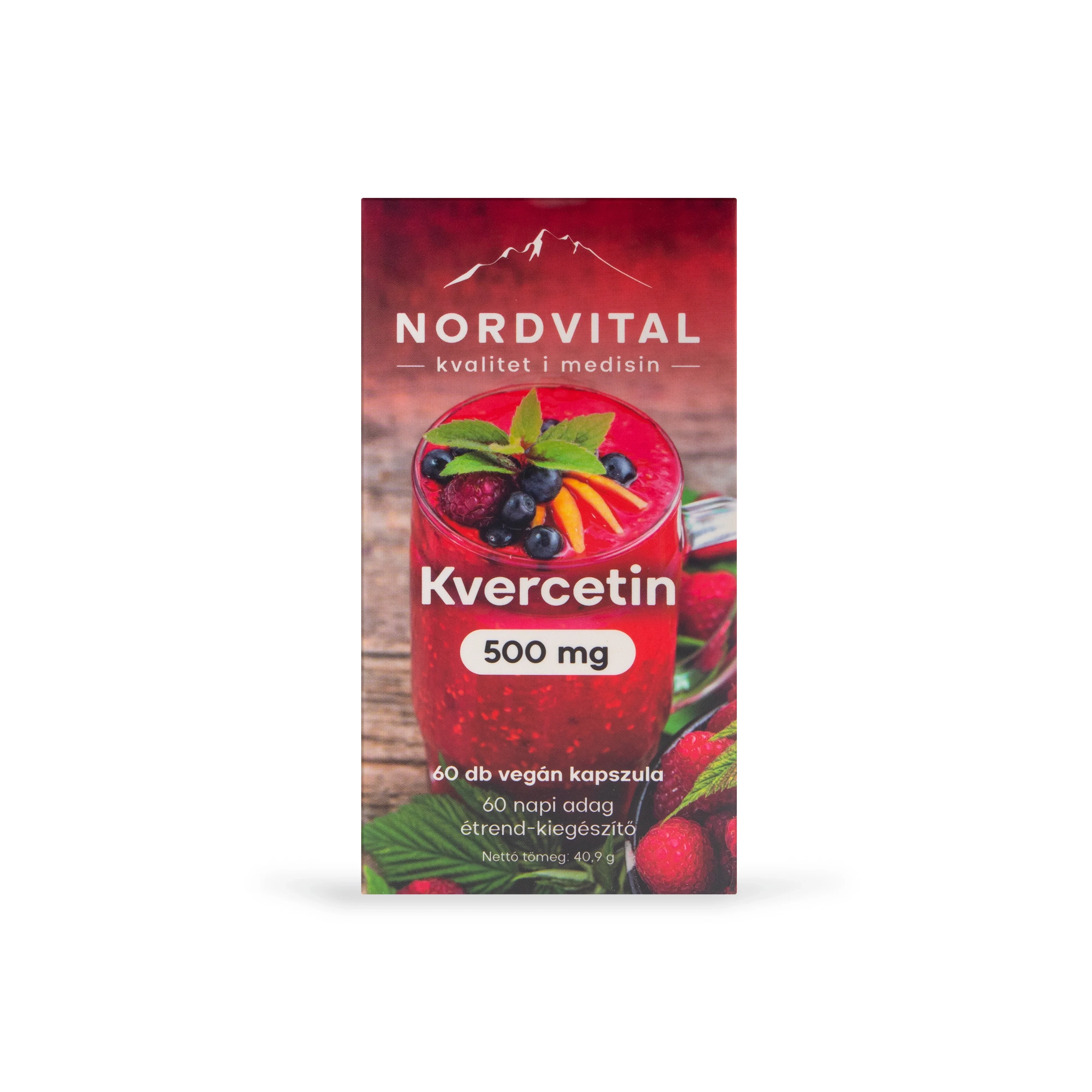 Nordvital Kvercetin 500 mg 60db vegán kapszula