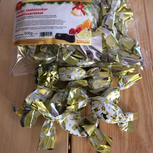 Paleo zselés (málna-narancs-citrom) szaloncukor 500 g