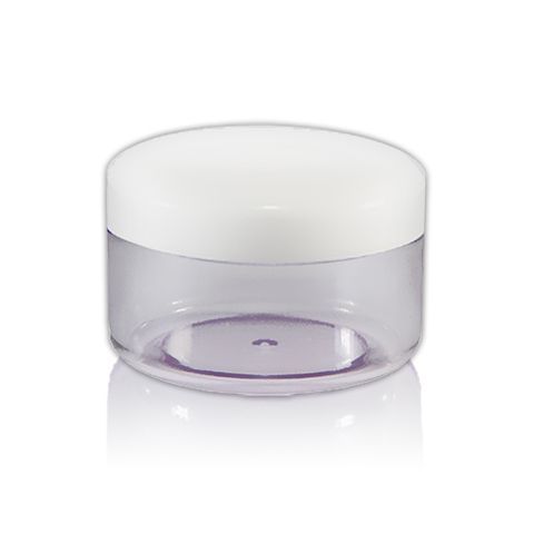 Tégely, víztiszta alj + tejfehér tető 100 ml