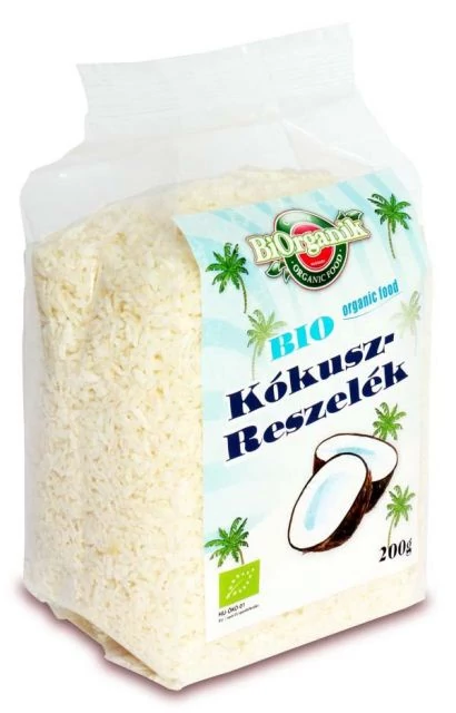 Kókuszreszelék 200g bio - Naturganik