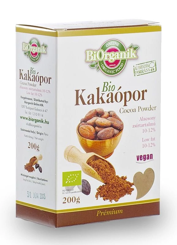 Kakaópor bio 200 g - Biorganik