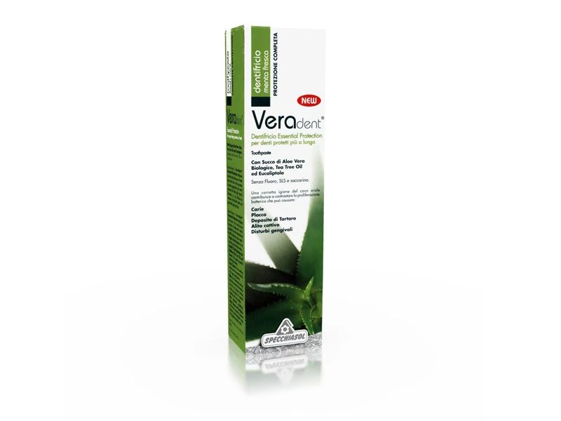 Fluor, SLS és szacharin mentes fogkrém felnőtteknek 100 ml - Veradent (Specchiasol)