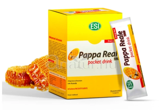 Royal Jelly – 1000 mg-os Méhpempő ivótasakok 16 db