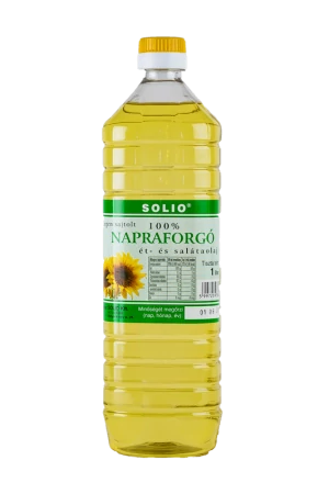 Napraforgó olaj hidegen sajtolt 1000 ml - Solio