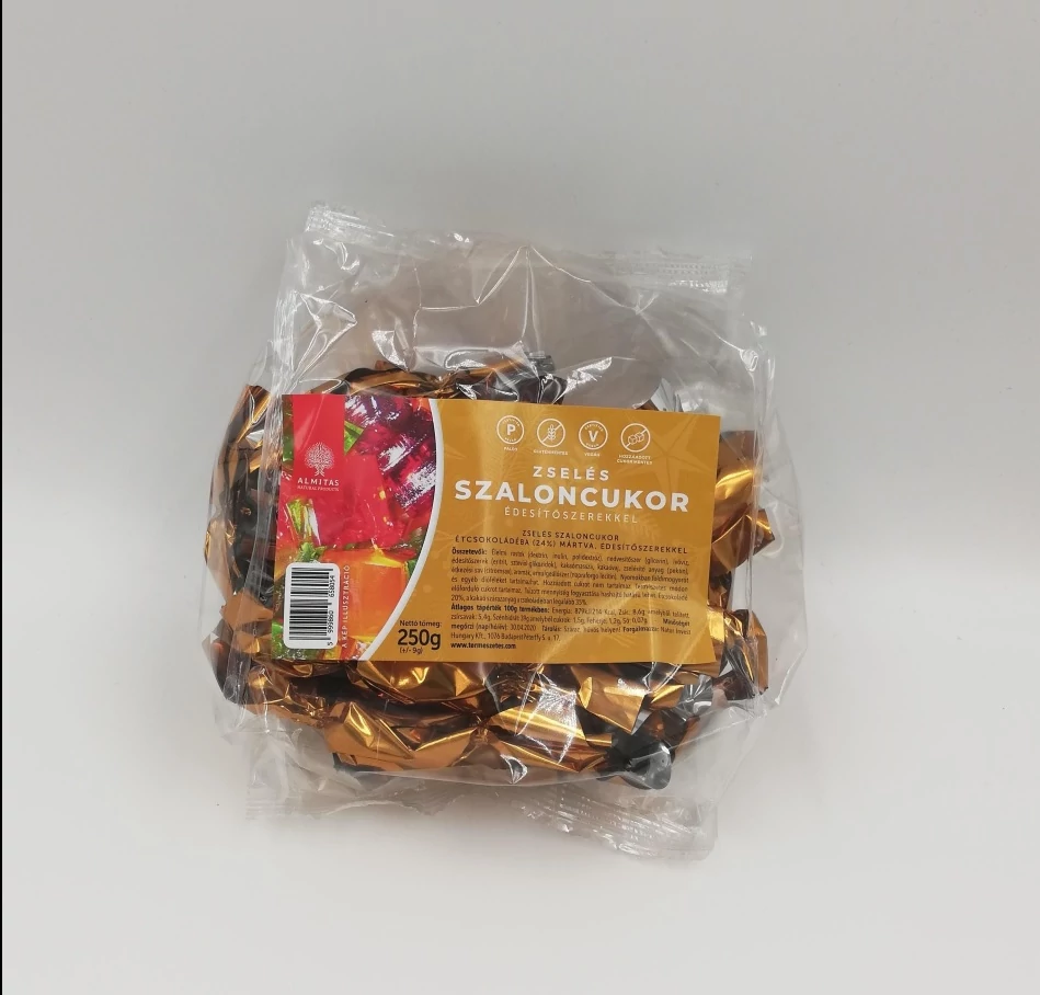 Szaloncukor paleo Zselés (citrom-narancs) 250 g 