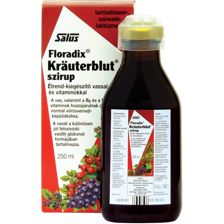 Krauterblut szirup 250 ml - Salus Floradix