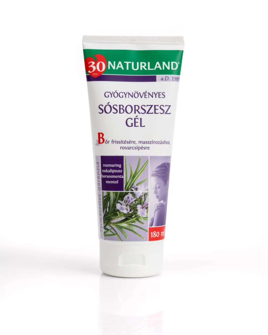 Gyógynövényes sósborszesz gél 180 ml - Naturland