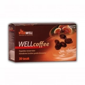 Instant kávé Ganoderma gomba kivonattal Well Coffee 30 db