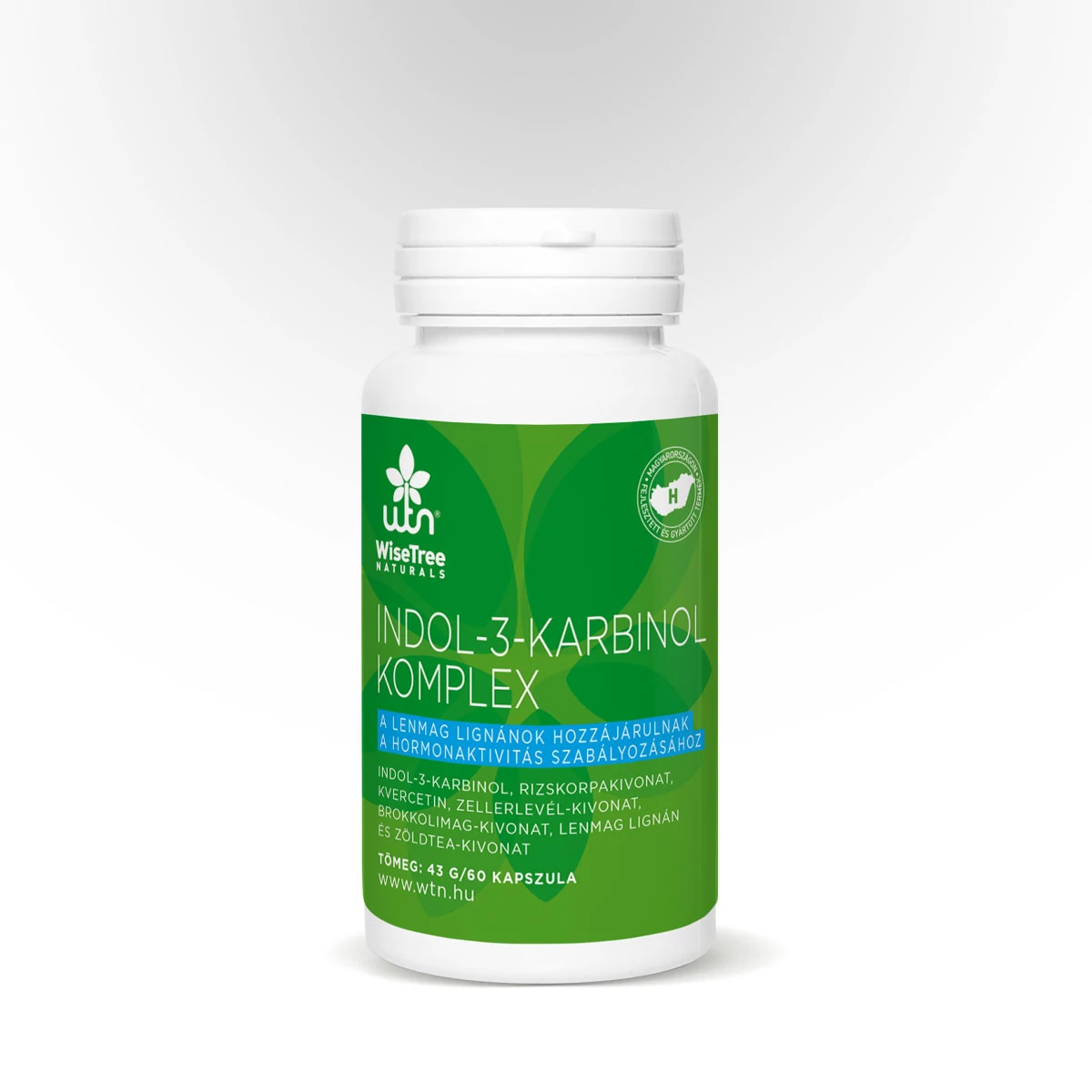Indol-3-karbinol komplex 60 db kapszula - Wise Tree Naturals