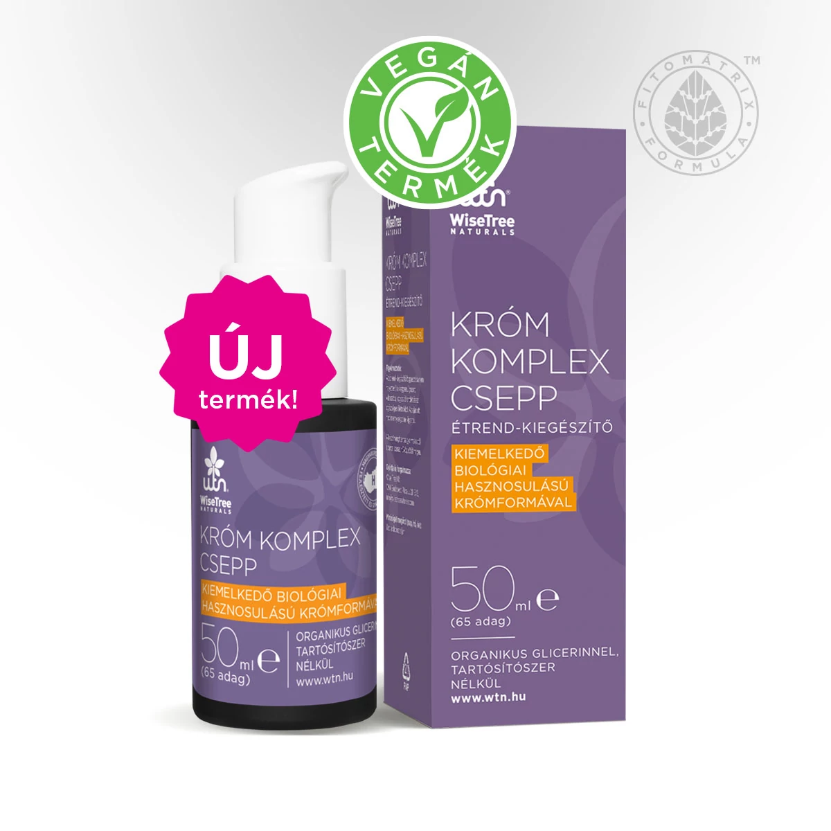 Króm komplex csepp 50 ml - Wise Tree Naturals (WTN)